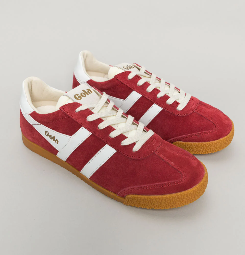 Gola Elan Trainers Deep Red/White - Image 2