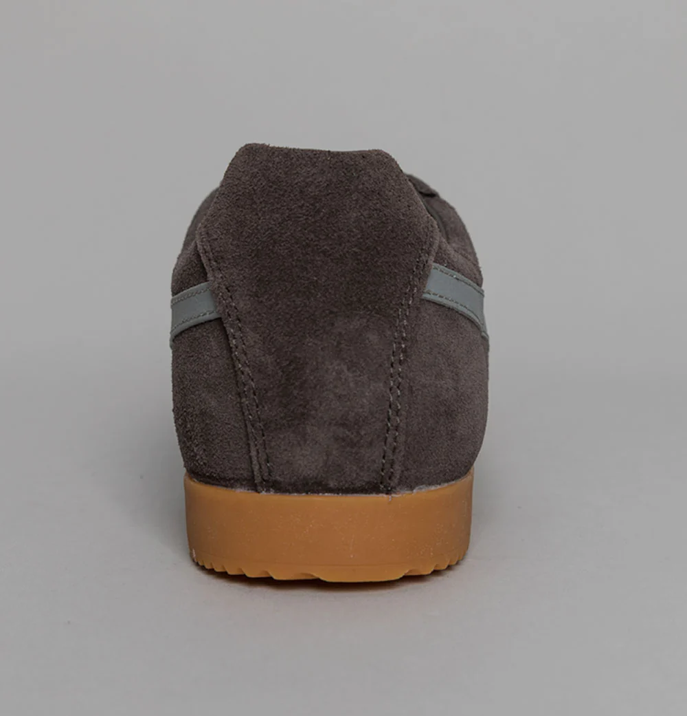 Gola Harrier Suede Trainers Mocha/Cement - Image 5