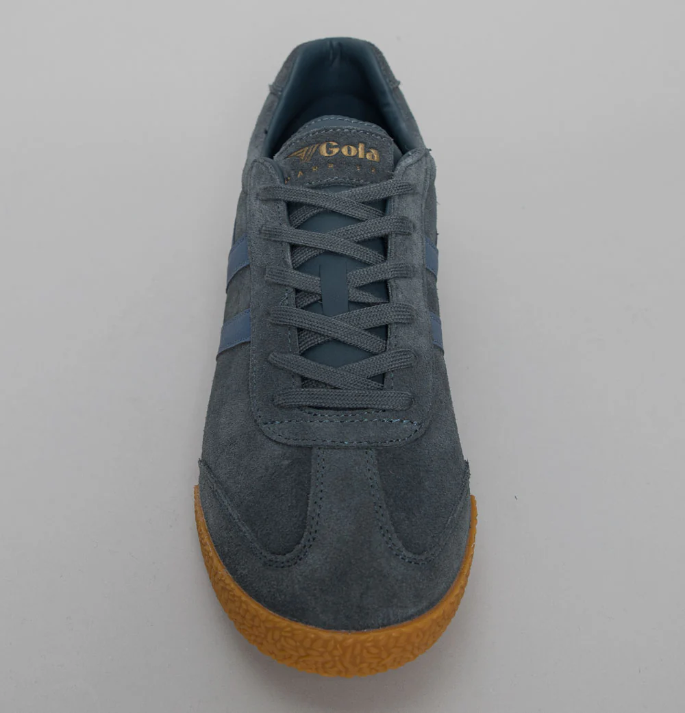 Gola Harrier Suede Trainers Storm/Moonlight - Image 3