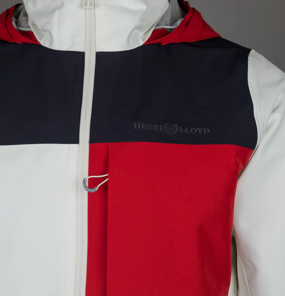 Henri Lloyd Keel Crew Jacket Off White/Dark Navy - Image 3
