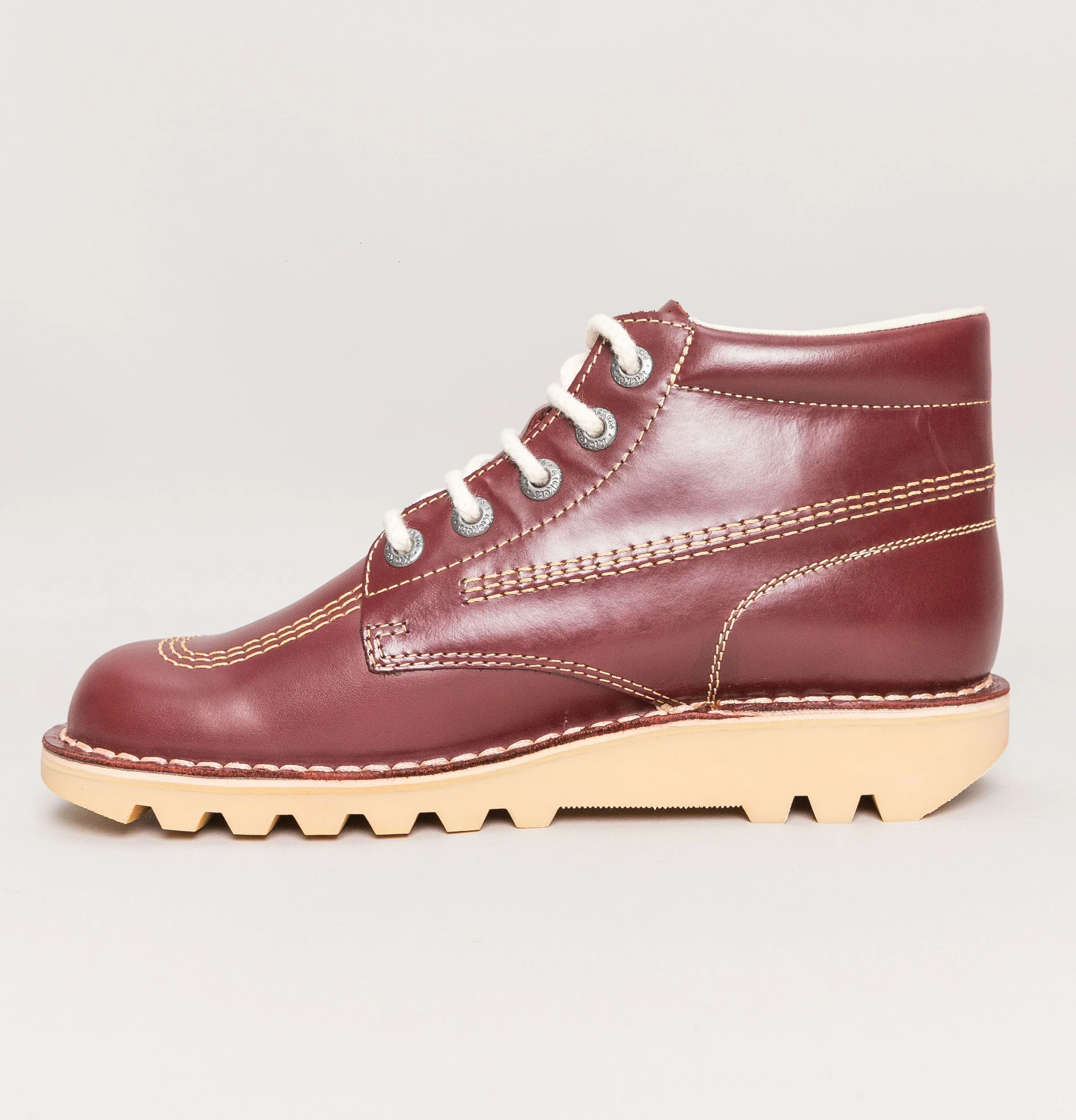 Kickers® Kick Hi Classic Boots Dark Red - Image 4