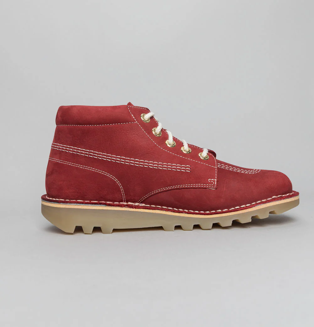 Kickers® Kick Hi Goldie Boots Red - Image 3