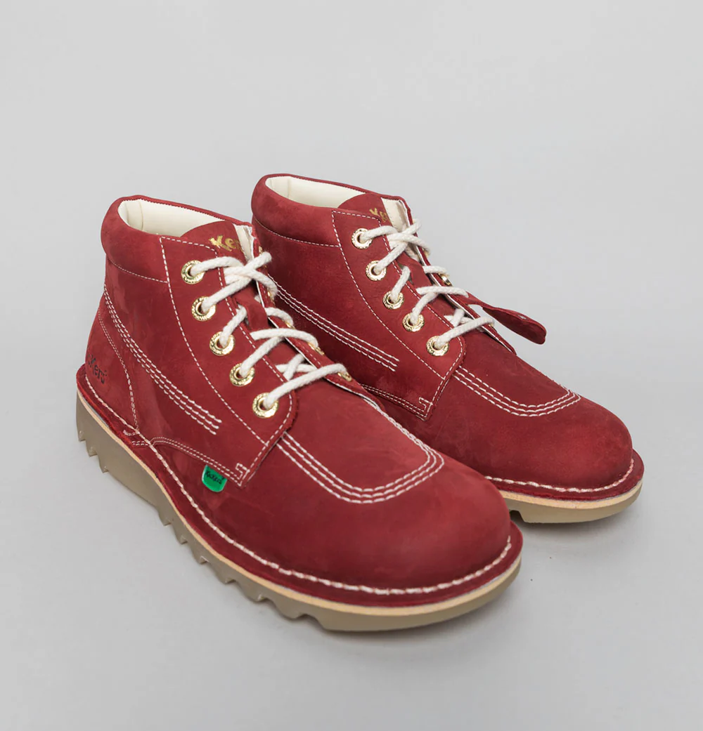 Kickers® Kick Hi Goldie Boots Red - Image 6