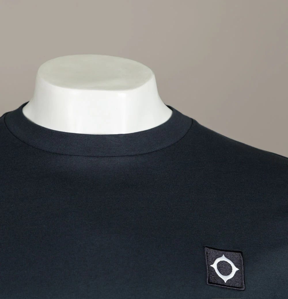 Ma.Strum L/S Icon T-Shirt Dark Navy - Image 4