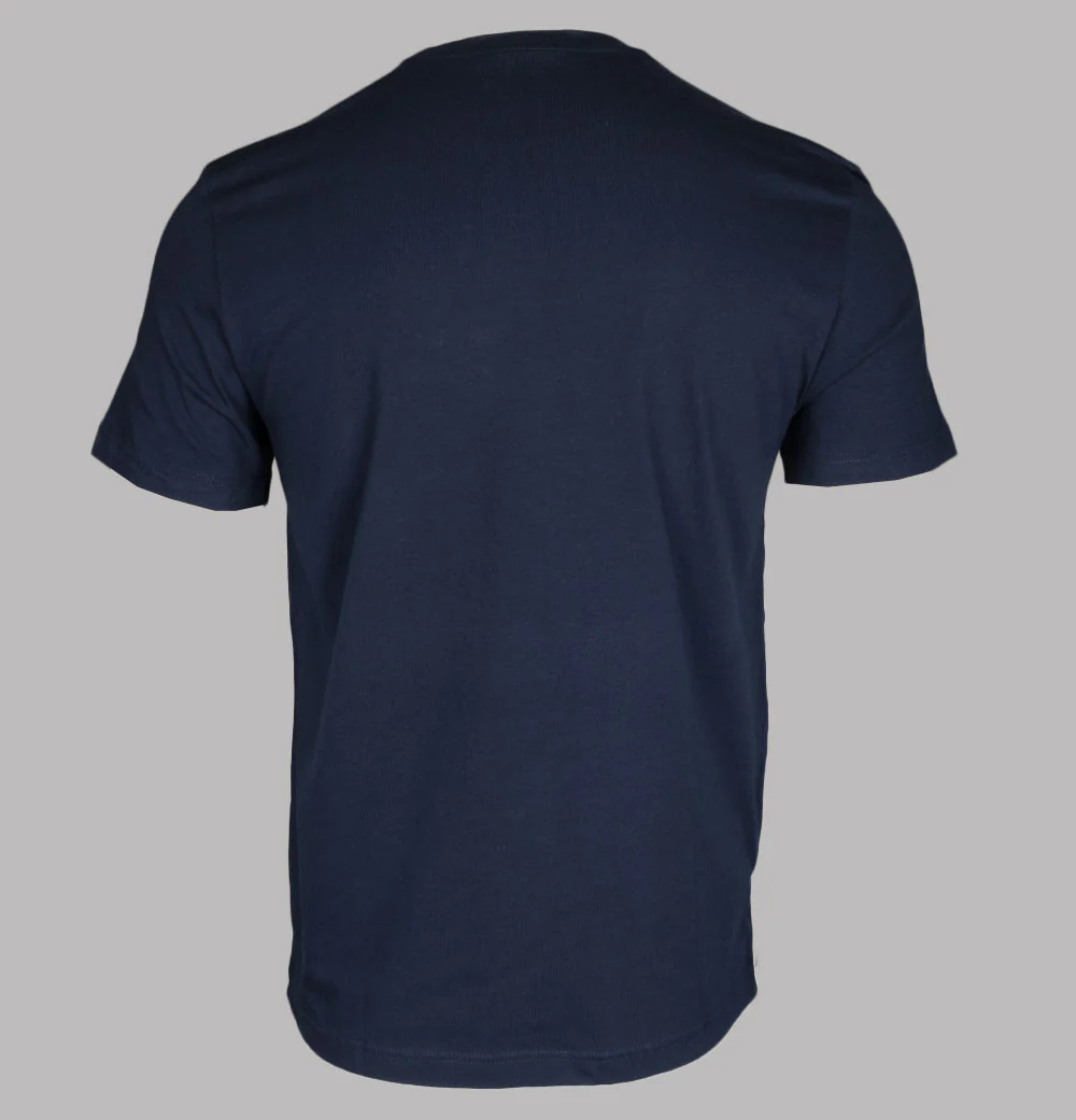 Lacoste Branded Side Taping T-Shirt Navy - Image 2