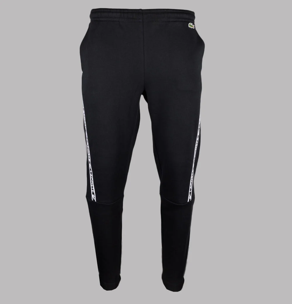 Lacoste Branded Taping Joggers Black - Image 2
