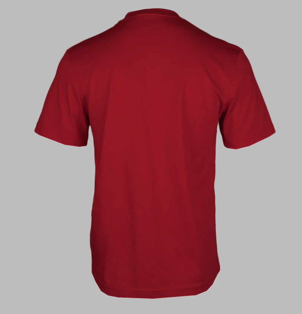 Lacoste Classic Fit Cotton T-Shirt Red - Image 2