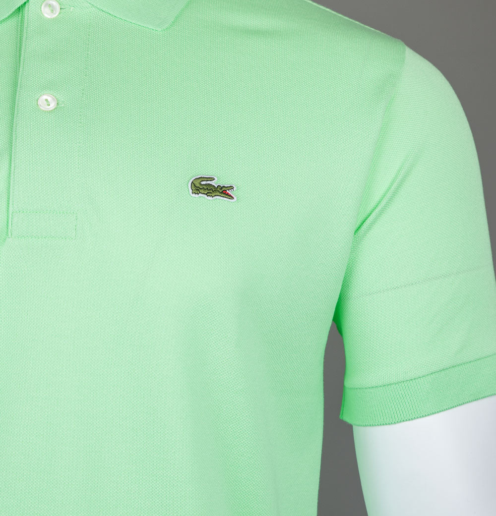 Lacoste Classic Fit L.12.12 Polo Shirt Ash Green - Image 4