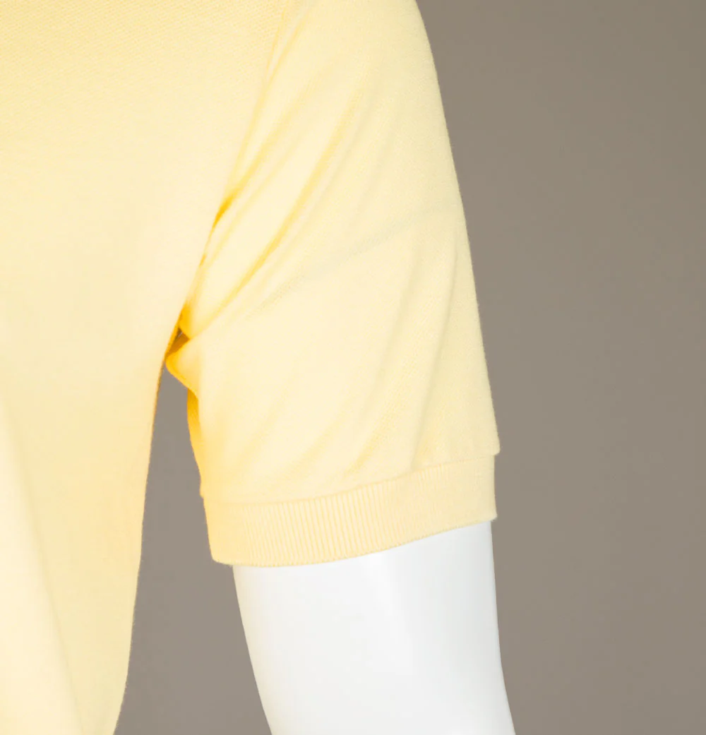 Lacoste Classic Fit L.12.12 Polo Shirt Napolitan Yellow - Image 5