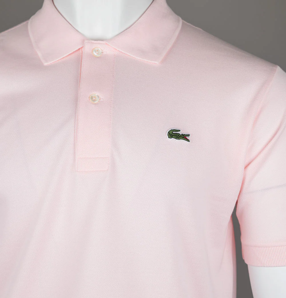 Lacoste Classic Fit L.12.12 Polo Shirt Pink - Image 3