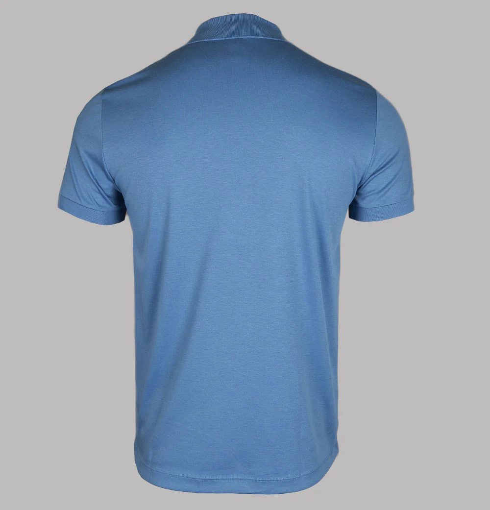 Lacoste Cotton Jersey Polo Shirt Turquin Blue - Image 2