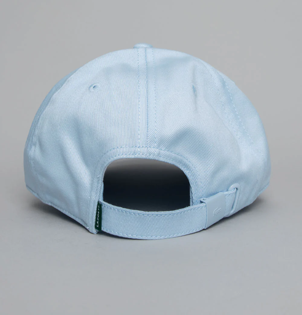 Lacoste Cotton Twill Cap Light Blue - Image 3