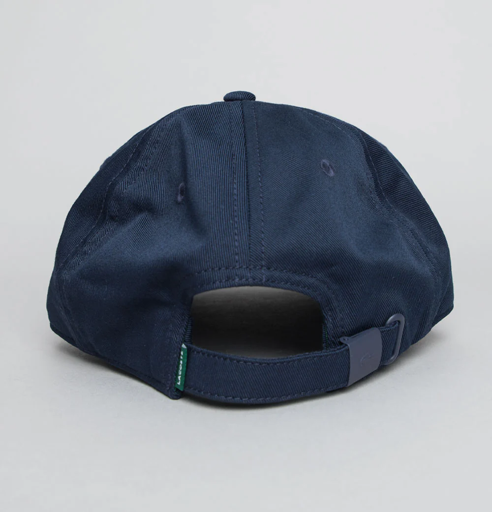Lacoste Cotton Twill Cap Navy - Image 3