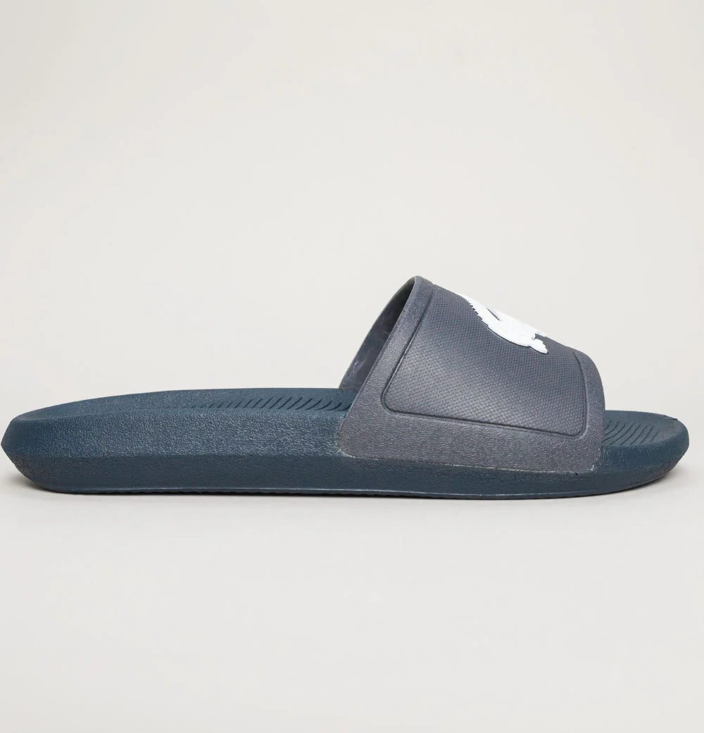 Lacoste Croco Slides Navy - Image 3