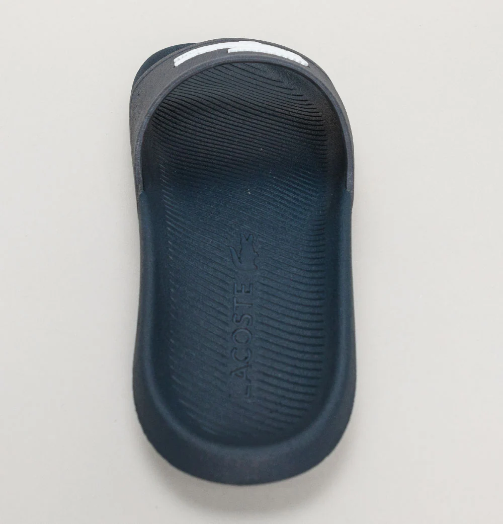 Lacoste Croco Slides Navy - Image 4