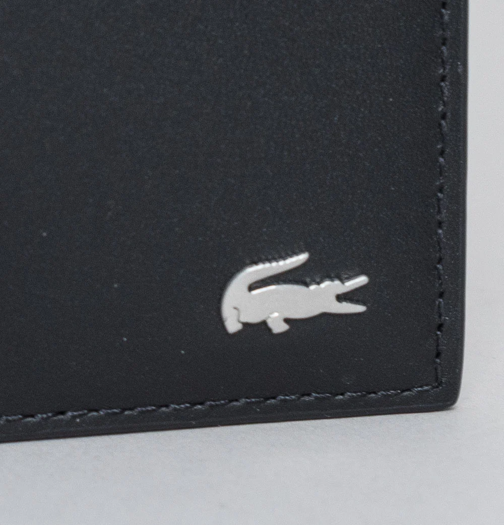 Lacoste Fitzgerald Leather Six Card Wallet Black - Image 2