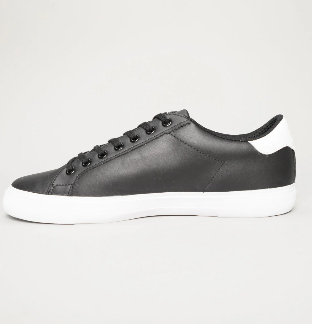 Lacoste Lerond Plus Trainers Black/White - Image 4