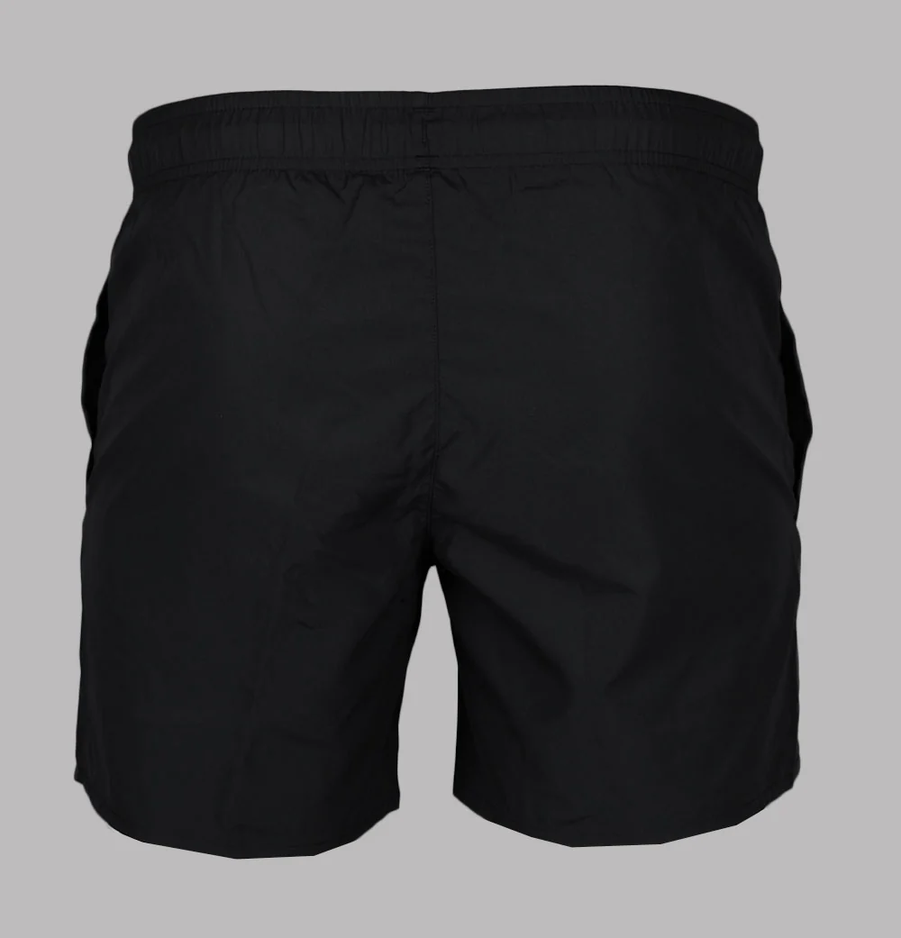 Lacoste Light Quick-Dry Swim Shorts Black/Green - Image 2