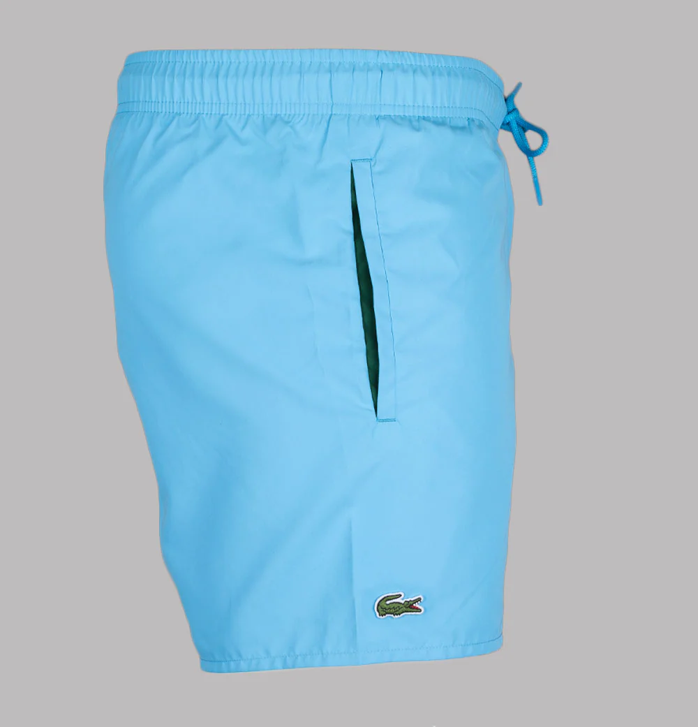 Lacoste Light Quick-Dry Swim Shorts Blue - Image 3