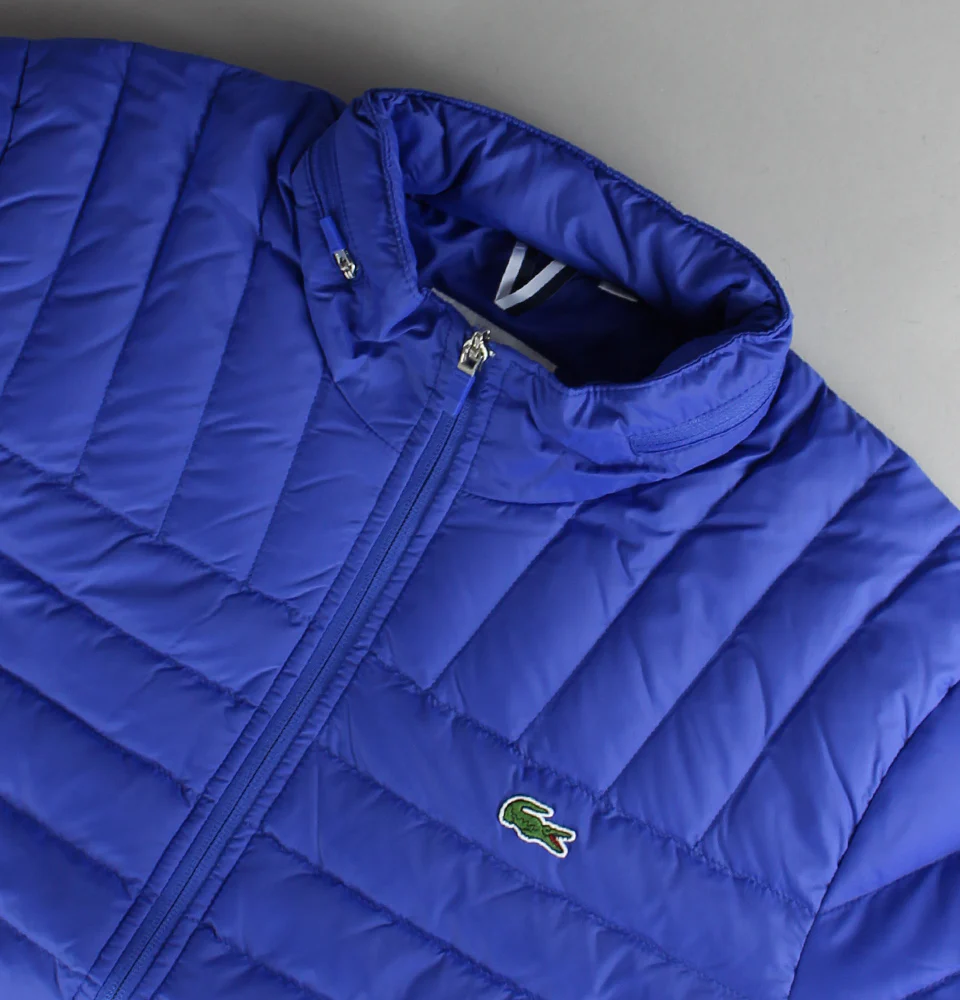 Lacoste Lightweight Quilted Jacket Blue - Image 4