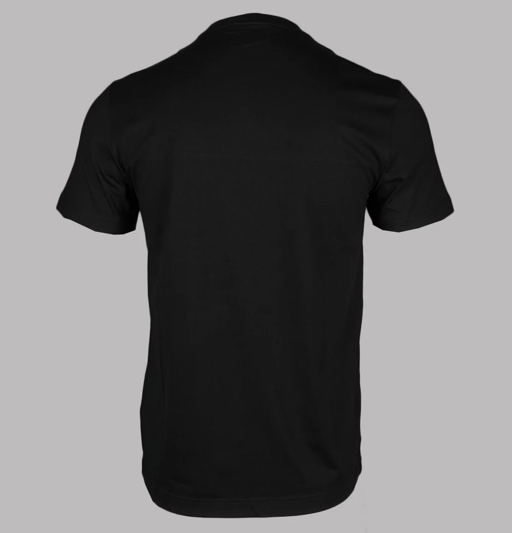 Lacoste Logo Trim T-Shirt Black - Image 2