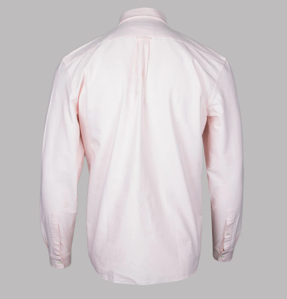 Lacoste Regular Fit Cotton Oxford Shirt Pink - Image 2