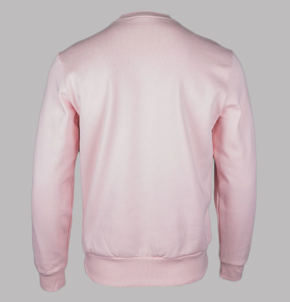 Lacoste Organic Brushed Cotton Sweatshirt Pink - Image 2
