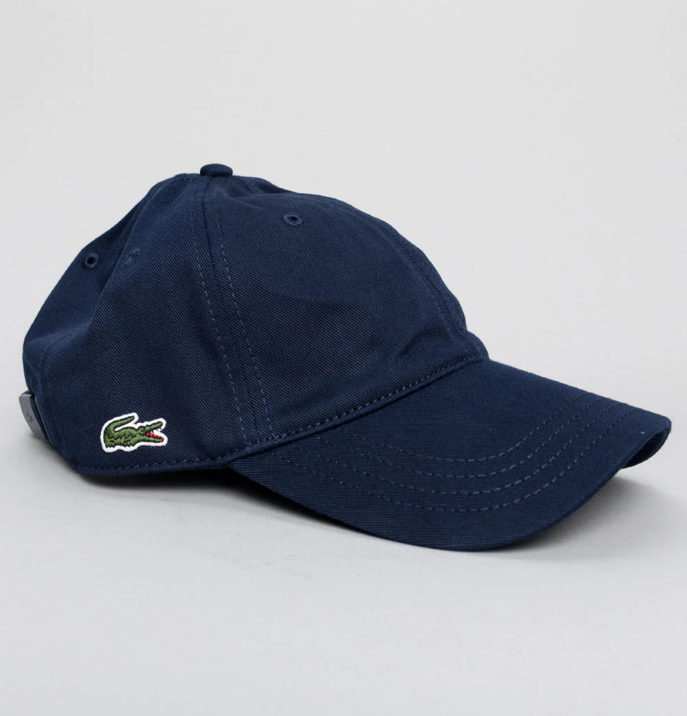 Lacoste Organic Cotton Twill Cap Navy