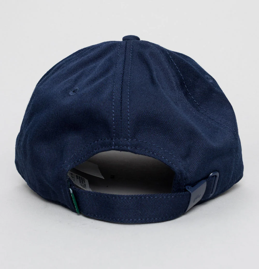 Lacoste Organic Cotton Twill Cap Navy - Image 4