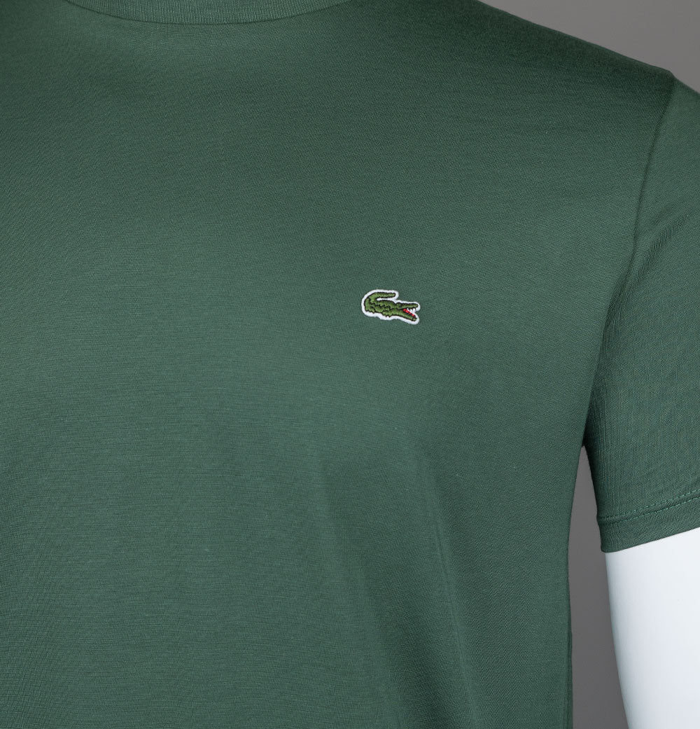 Lacoste Pima Cotton Jersey T-Shirt Sequoia - Image 3