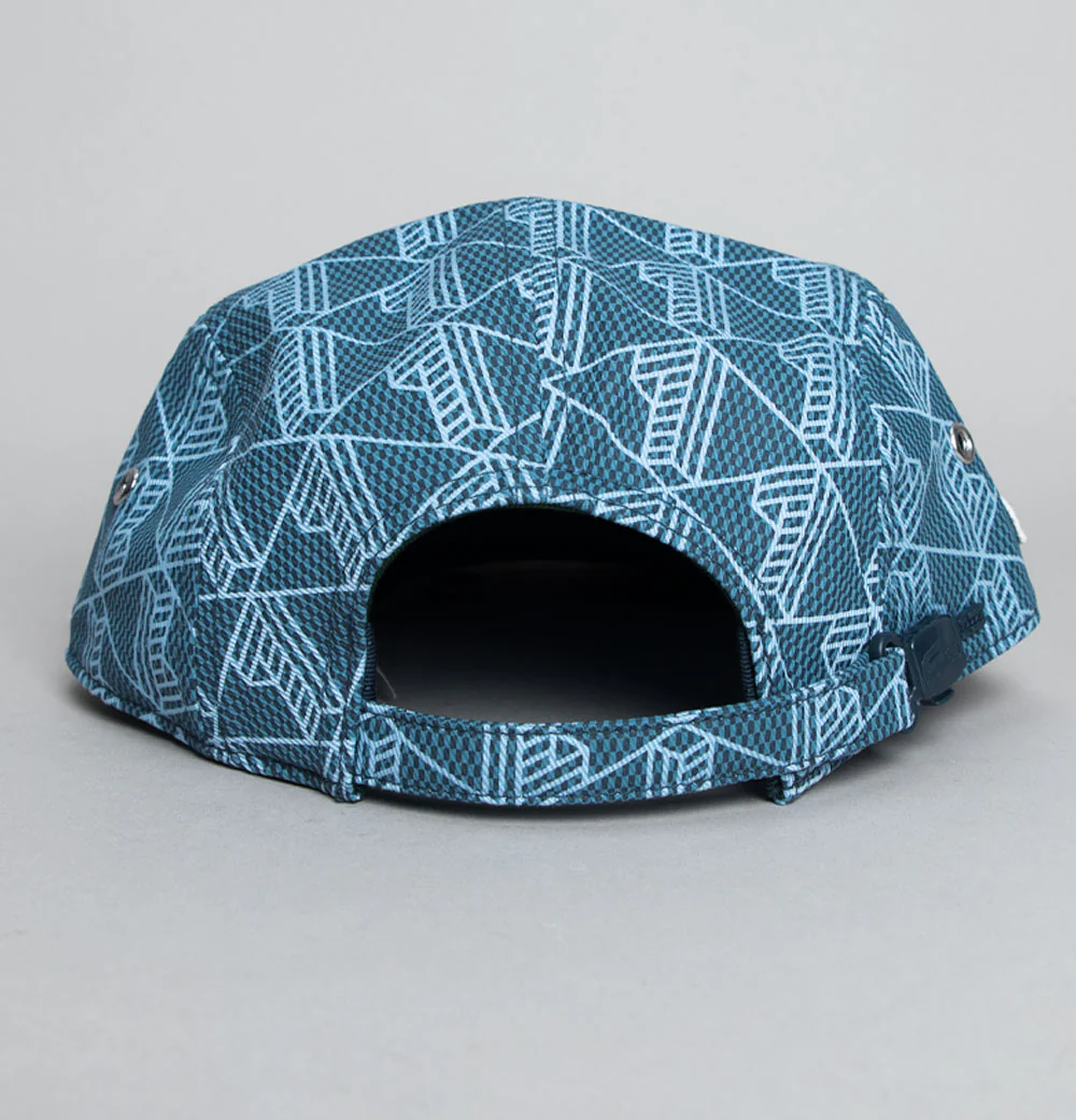 Lacoste Printed Twill Jockey Cap Blue - Image 3