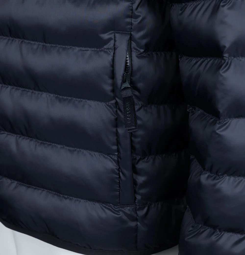 Lacoste Quilted Hooded Short Jacket Navy - Image 5