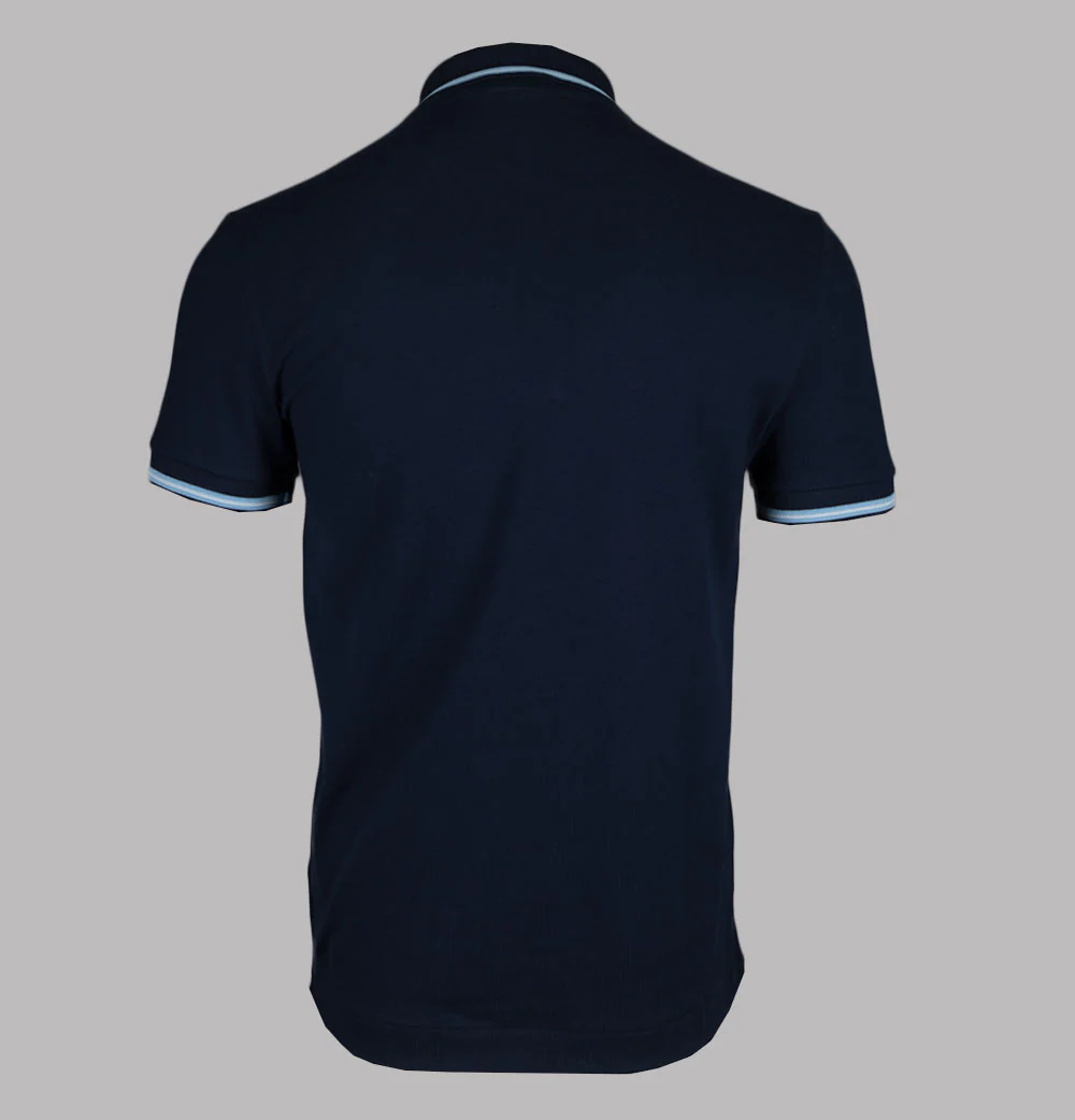 Lacoste Regular Fit Trim Accent Polo Shirt Navy - Image 2