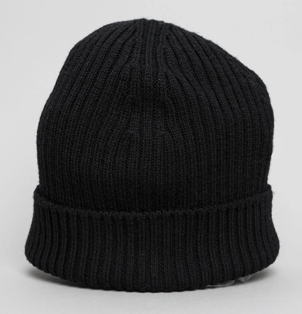 Lacoste Ribbed Wool Beanie Black - Image 2