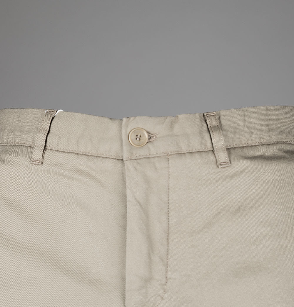 Lacoste Slim Fit Stretch Cotton Chino Shorts Beige - Image 4