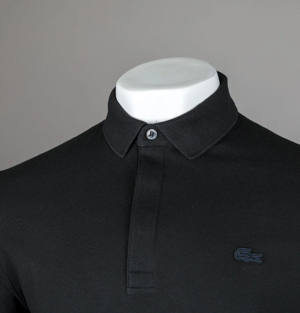 Lacoste Smart Paris Polo Shirt Black - Image 3