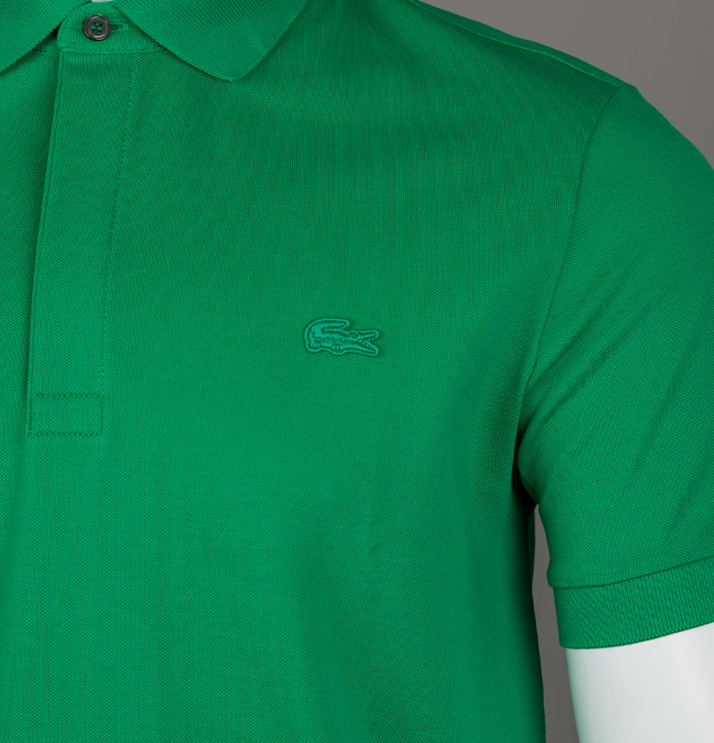 Lacoste Smart Paris Polo Shirt Fluorine Green - Image 4