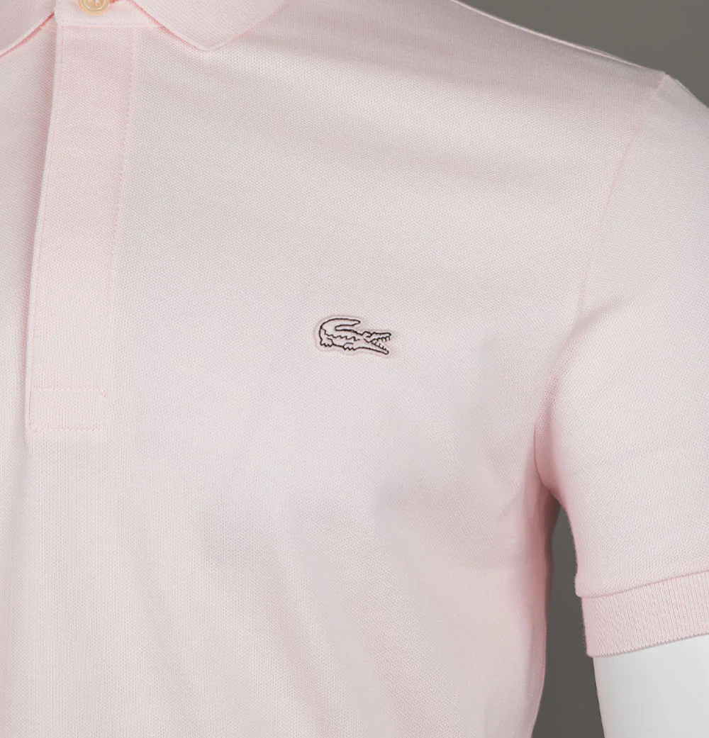 Lacoste Smart Paris Polo Shirt Light Pink - Image 4