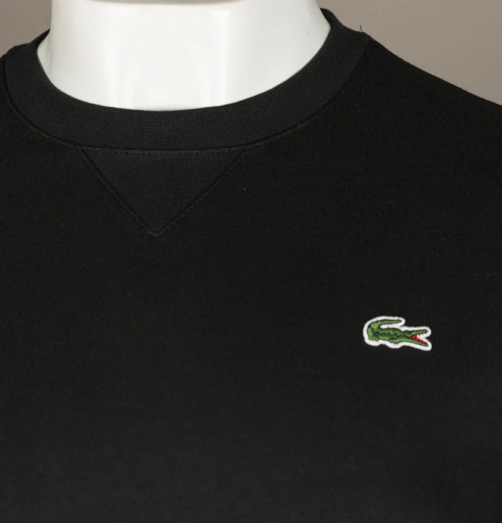 Lacoste Sport Cotton Blend Sweatshirt Black - Image 3