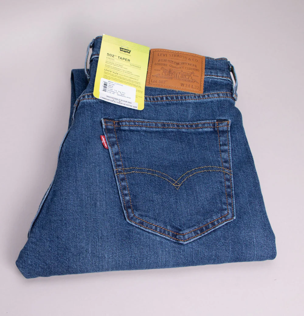 Levi's® 502™ Regular Taper Fit Stretch Jeans Cross The Sky Adv - Image 5