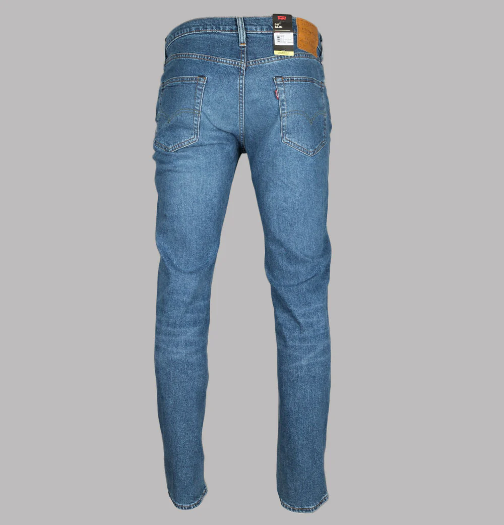 Levi's® 511™ Slim Fit Flex Jeans Corfu How Blue Adv - Image 3