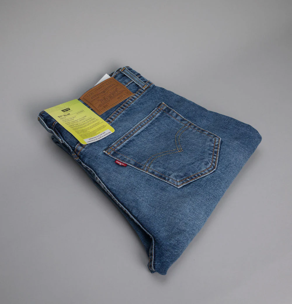 Levi's® 511™ Slim Fit Flex Jeans Medium Indigo Worn In - Image 6