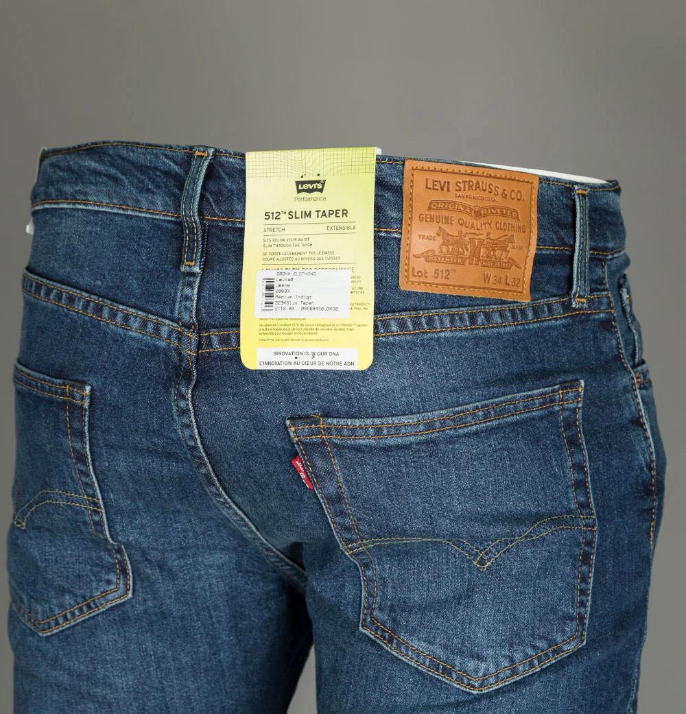 Levi's® 512™ Slim Taper Fit Jeans­­ Medium Indigo - Image 5