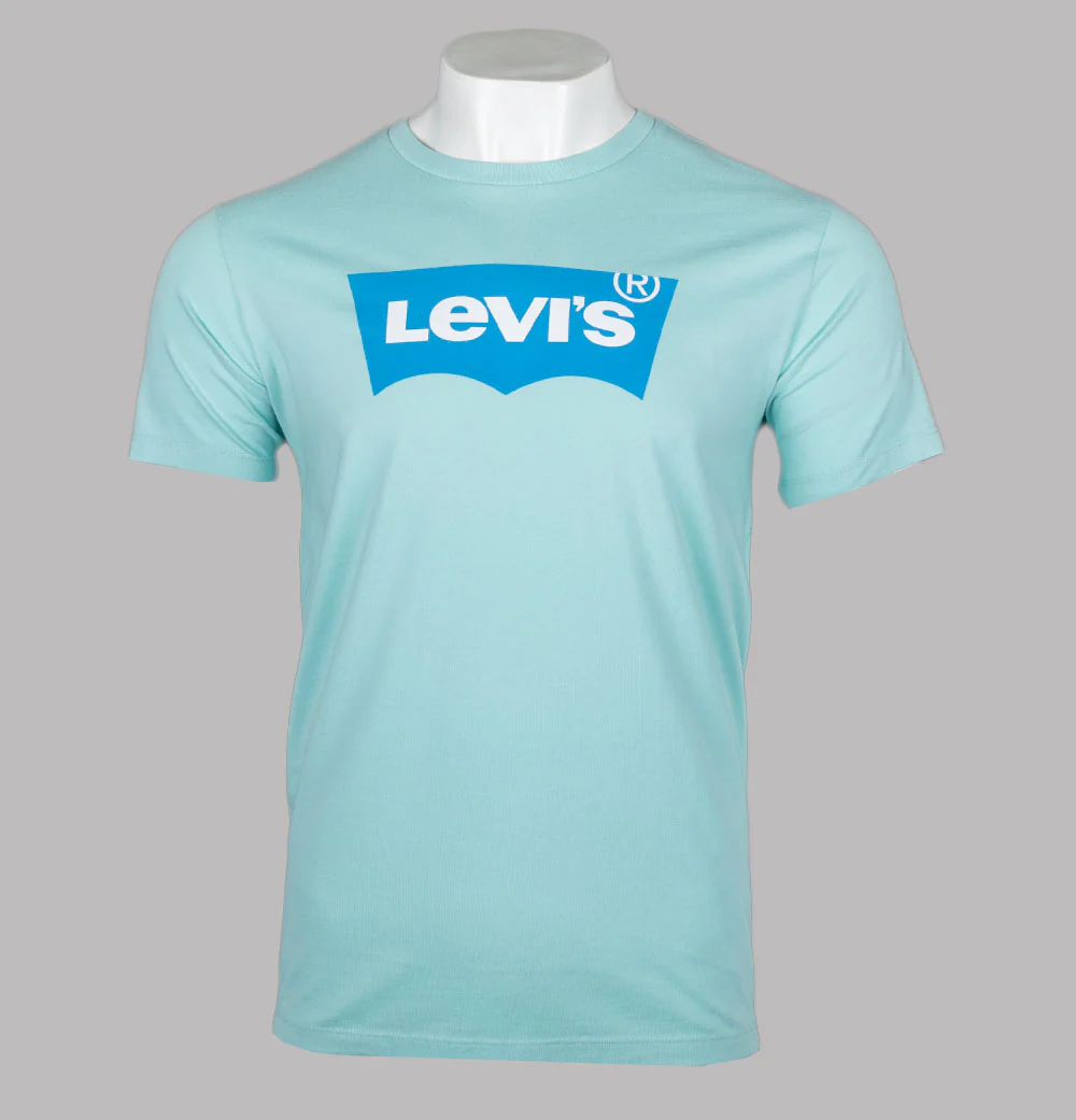 Levi's® Graphic Crew Neck T-Shirt Pastel Turquoise