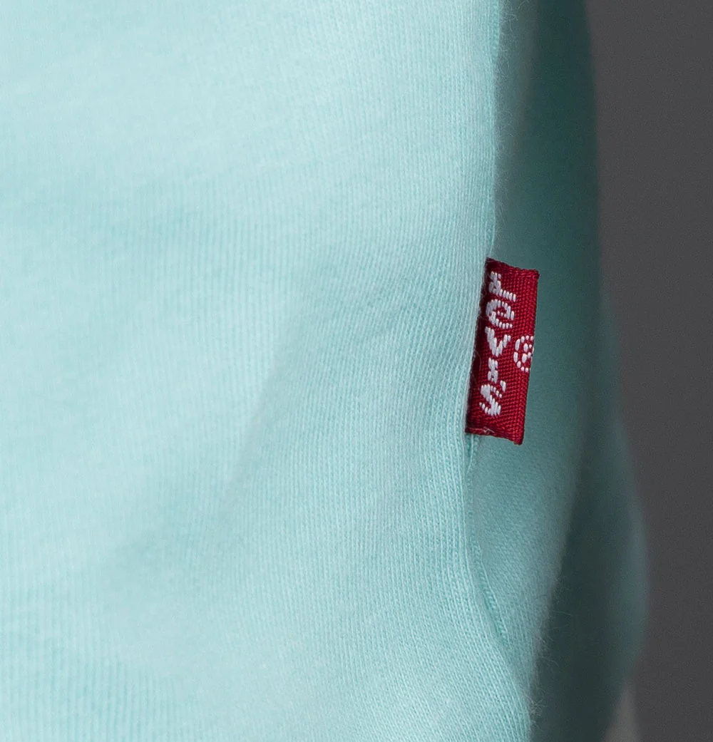 Levi's® Graphic Crew Neck T-Shirt Pastel Turquoise - Image 4