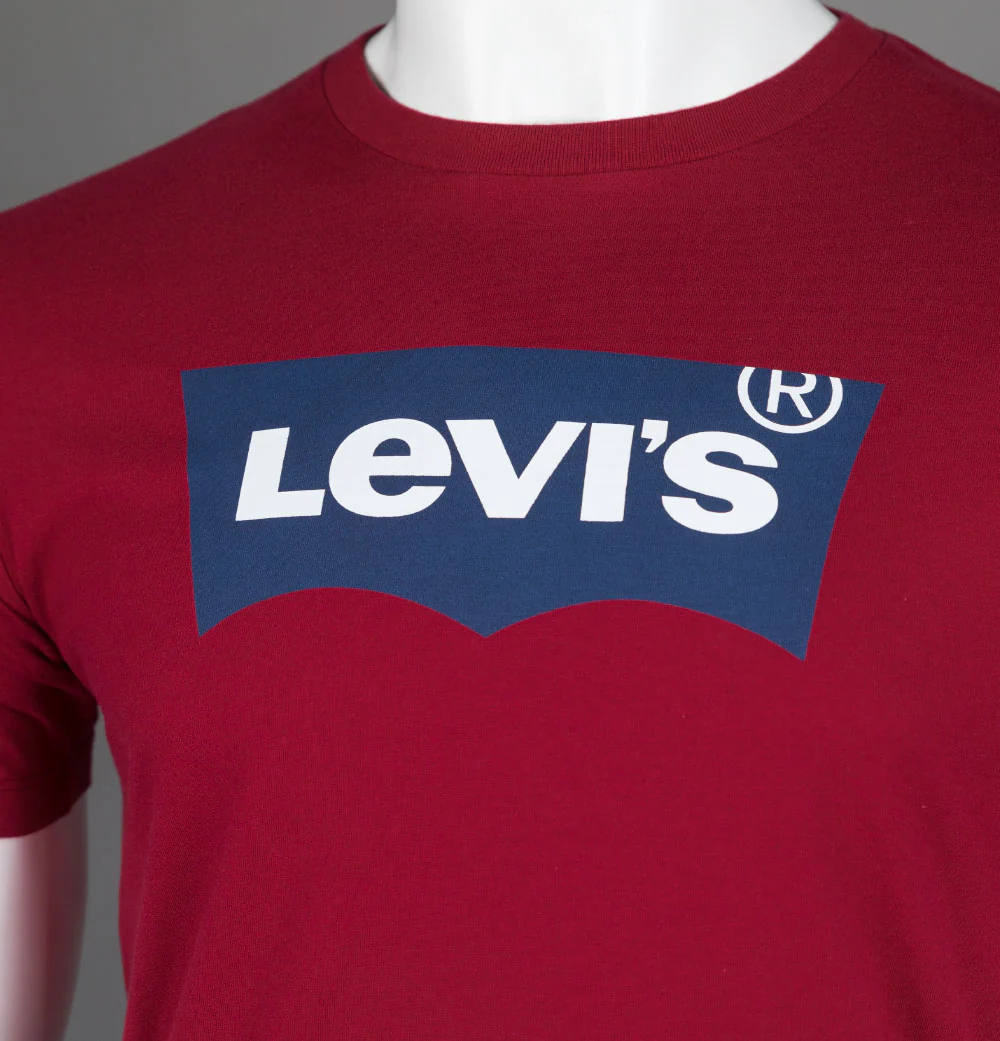 Levi's® Graphic Crew Neck T-Shirt Rumba Red - Image 3