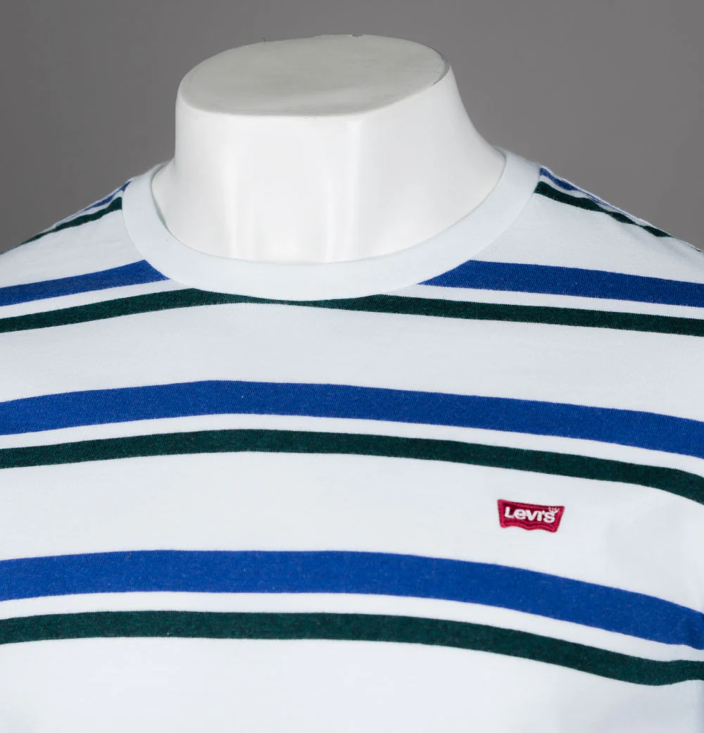 Levi's® Original HM Stripe T-Shirt Bright White - Image 4