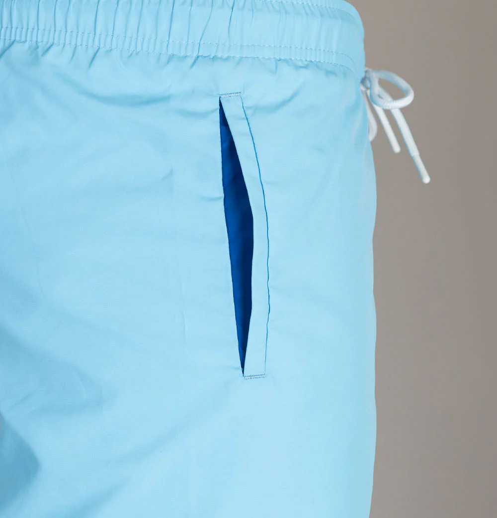 Lacoste Light Quick-Dry Swim Shorts Light Blue - Image 5