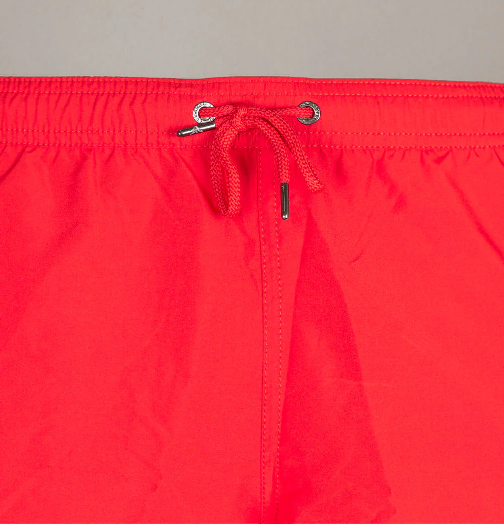 Emporio Armani Logo Taping Swim Shorts Red - Image 4