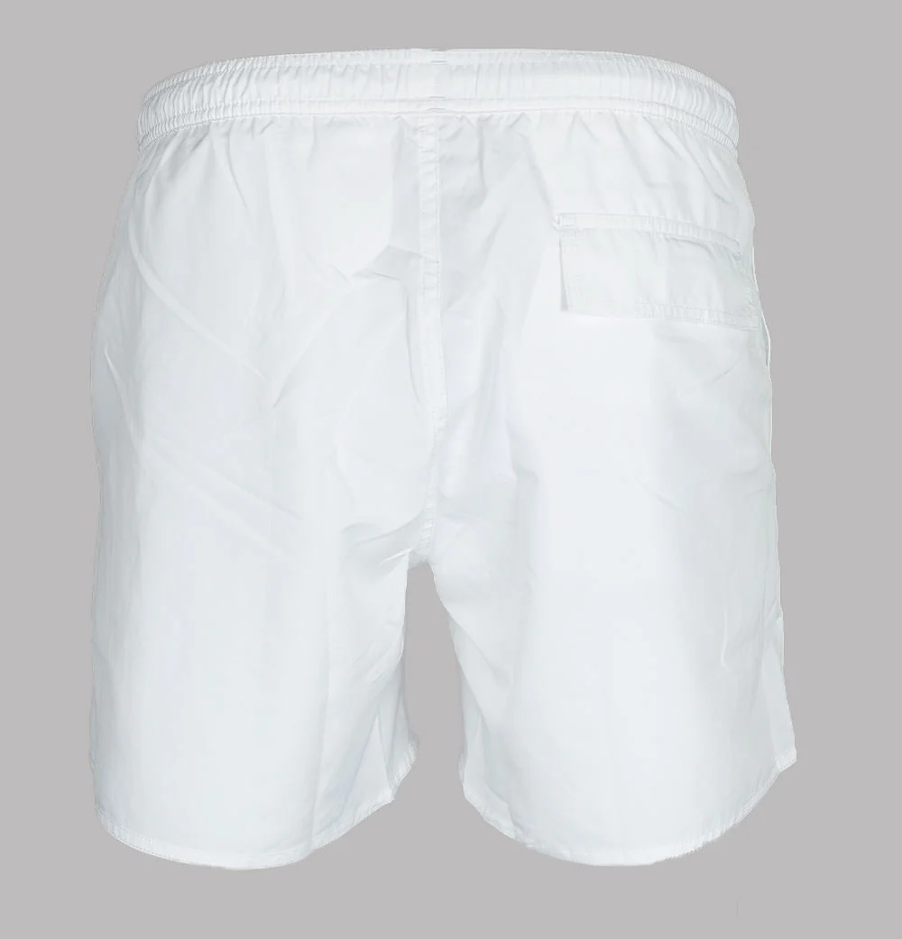 Emporio Armani Logo Taping Swim Shorts White - Image 5